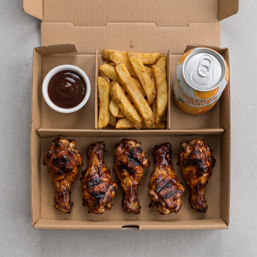 Bbq Chicken Wings (5) 