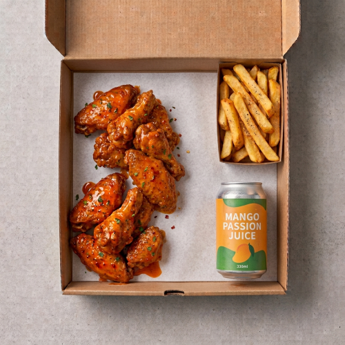 Hot N Spicy Chicken Wings (5) 