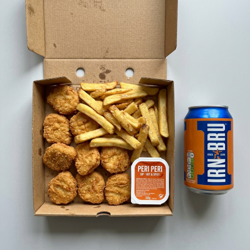 10 Pcs Chicken Nuggets With Peri Peri Sauce 