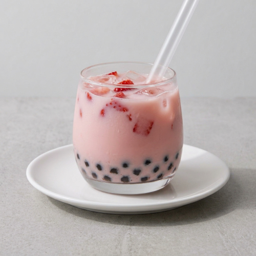 Strawberry Bubble Tea 