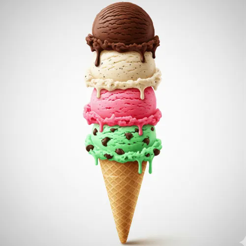 4 Scoops Ice Cream 