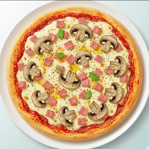 10" Ham Pizza 