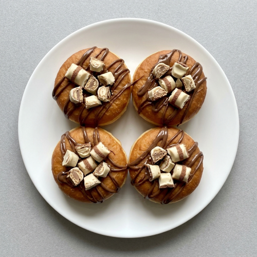 White Kinder Doughnut 
