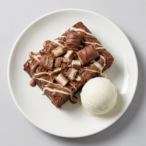 Kinder Loaded Brownie 