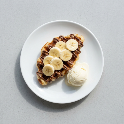 Nutella Bananas Croffle 