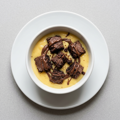 Brownies Custard Melt 