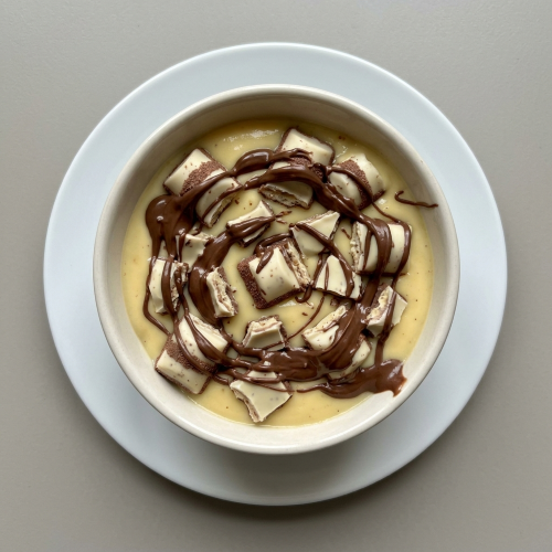 White Kinder Custard Melt 