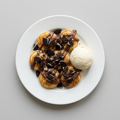 Oreo Delights Pancakes Bites 