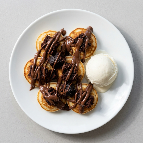 Fudge Attack Pancakes Bites 